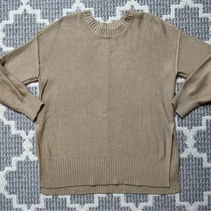Aerie Mocha Brown Tunic Sweater